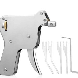 LOCK PICK GUN WITH 5 NEEDLES & TENSION TOOLS