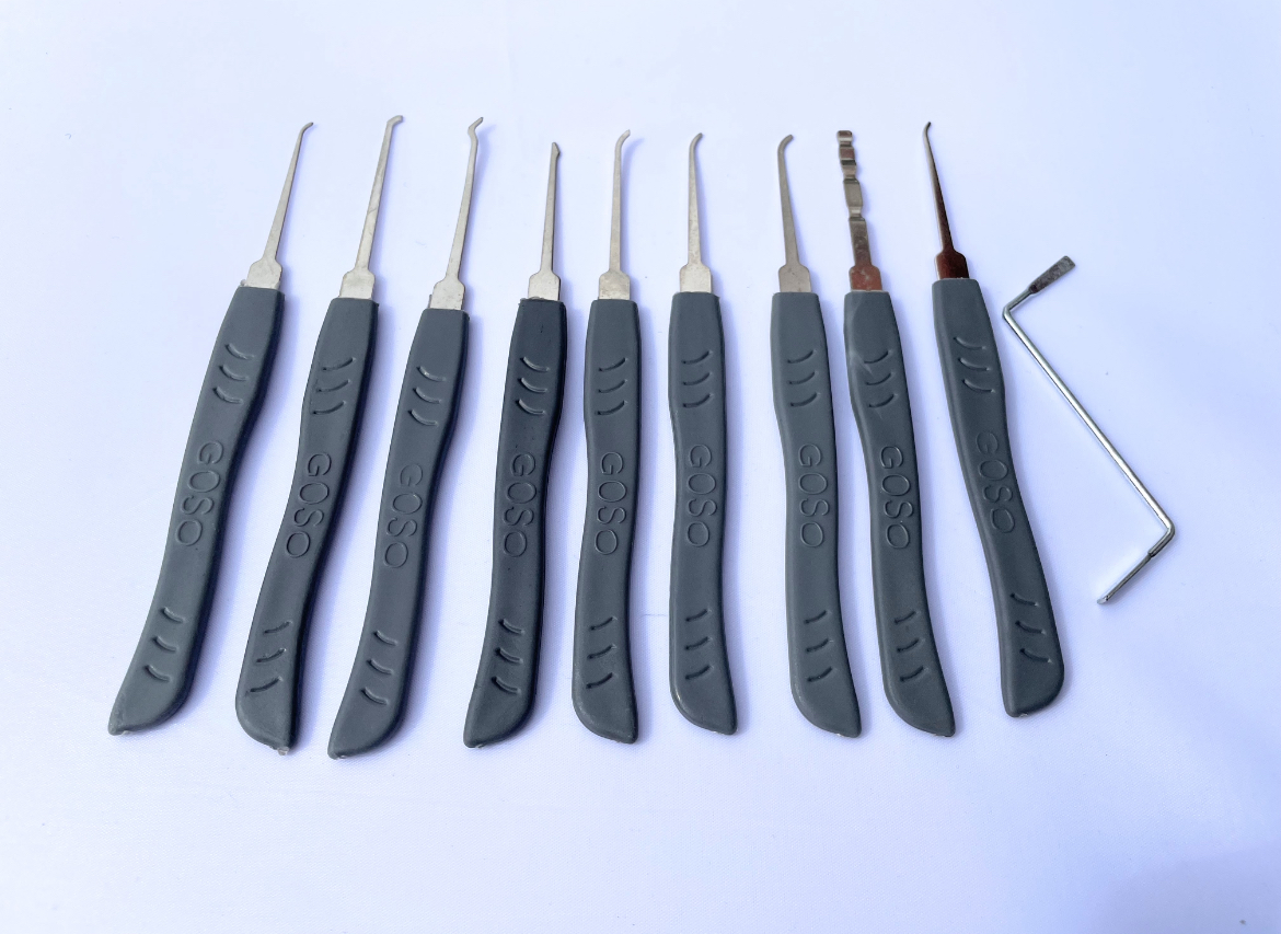 GOSO 10 PIECES LOCK PICK SET